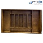 جاقاشقی چوبی کابینت رنگ فندوقی در سه سایز یونیت 40-60-90