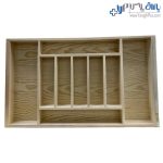 جا قاشقی چوبی کابینت خود رنگ در سه سایز یونیت 40-60-90